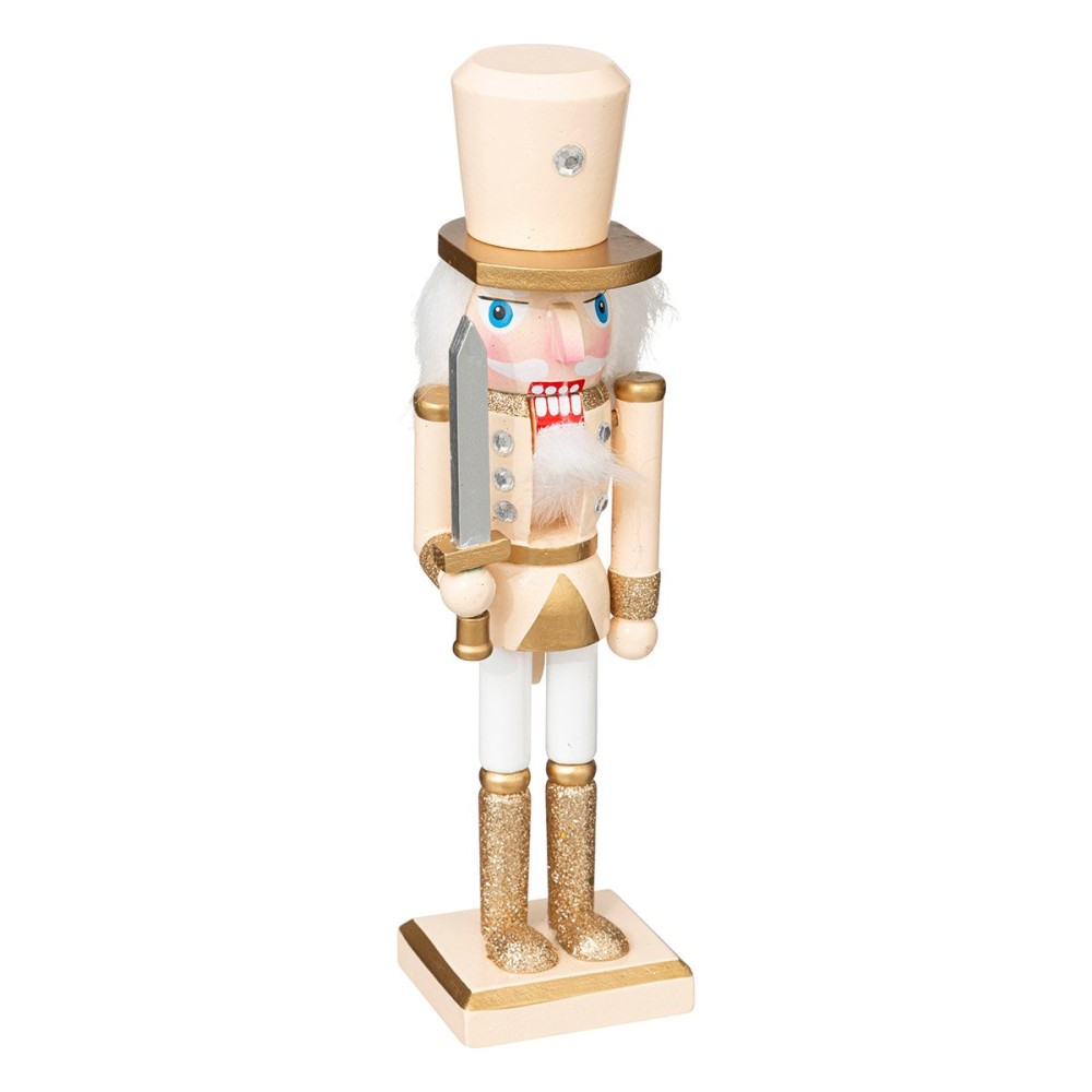 Décoration Casse Noisette Pin Beige 25, ATMOSPHERA