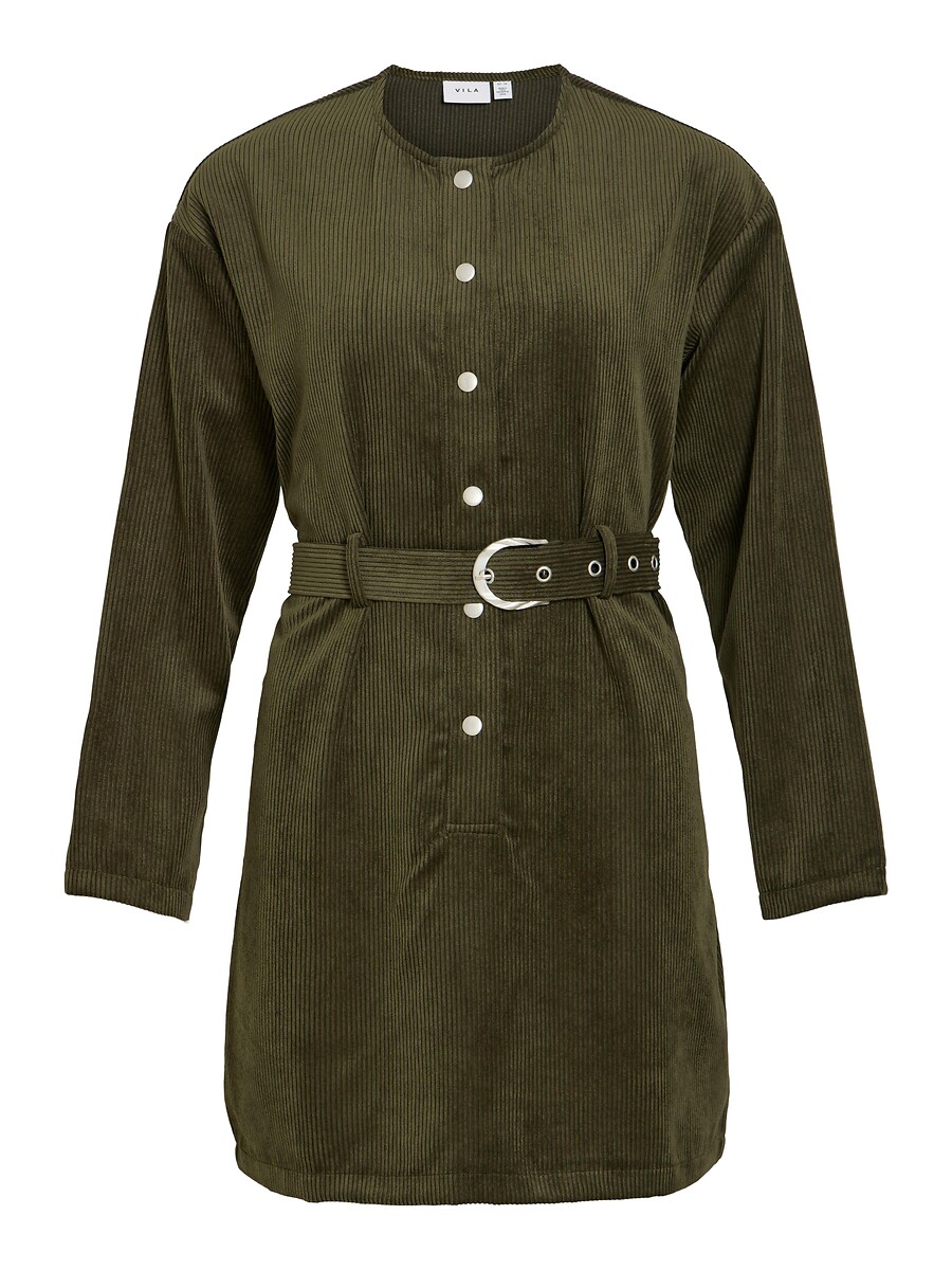 Robe courte en velours avec ceinture, VILA