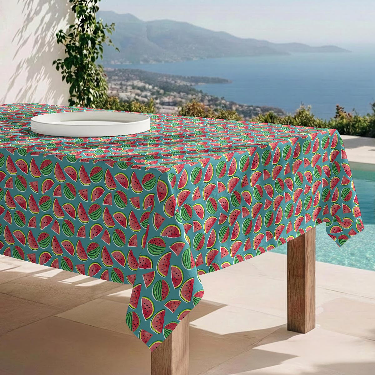 Nappe anti-taches Water Melon - coton 100% -, NAF NAF HOME
