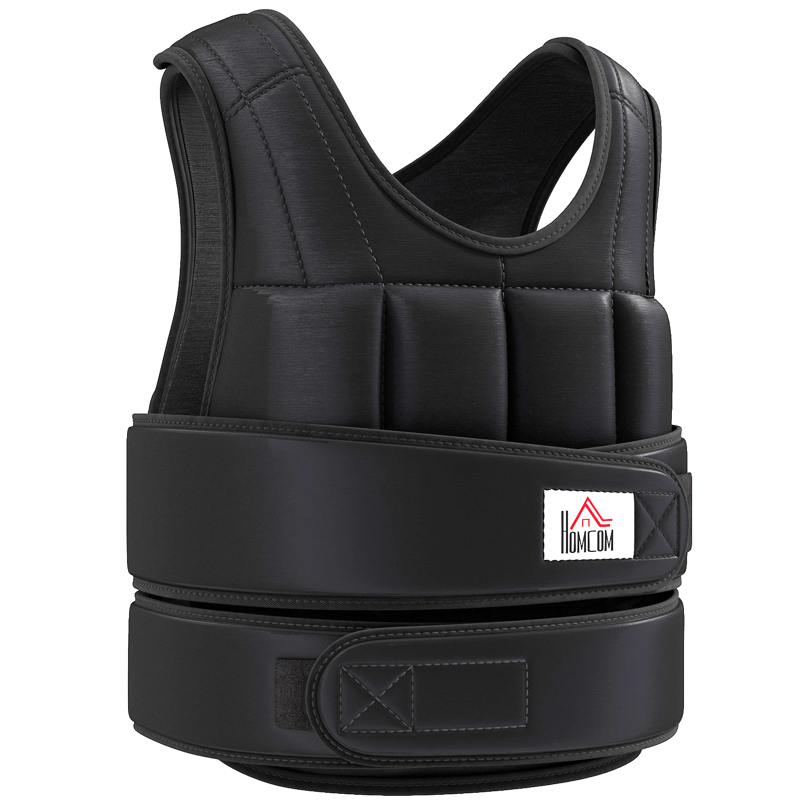 Gilet lesté Tissu Oxford Noir, HOMCOM