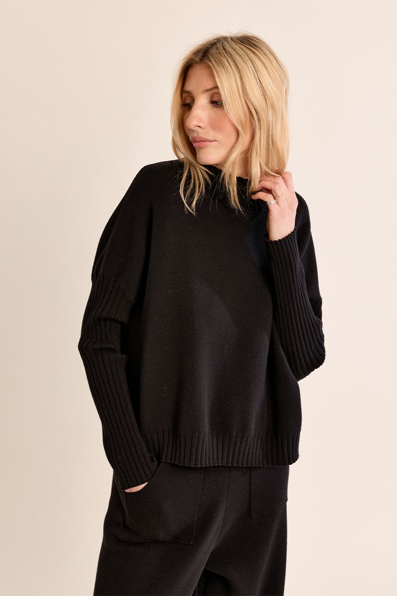 Pull col montant, basique, MOLLY BRACKEN