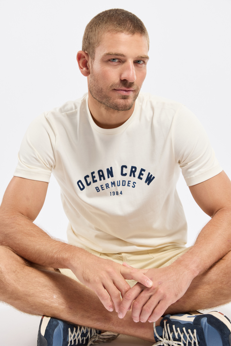 T-shirt VARA en coton biologique pour homme, BERMUDES