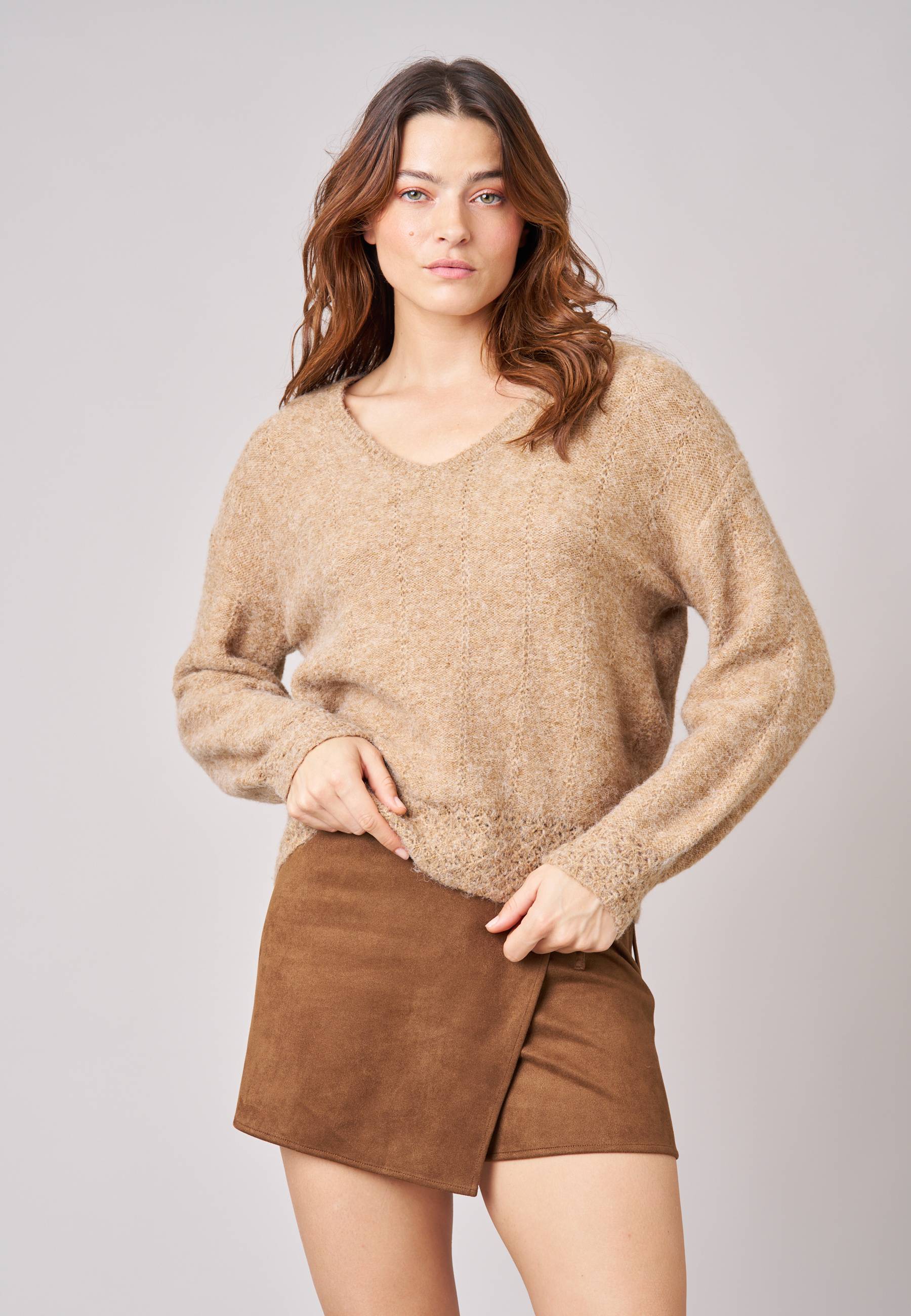 Pull femme maille douce MARCY, DEELUXE