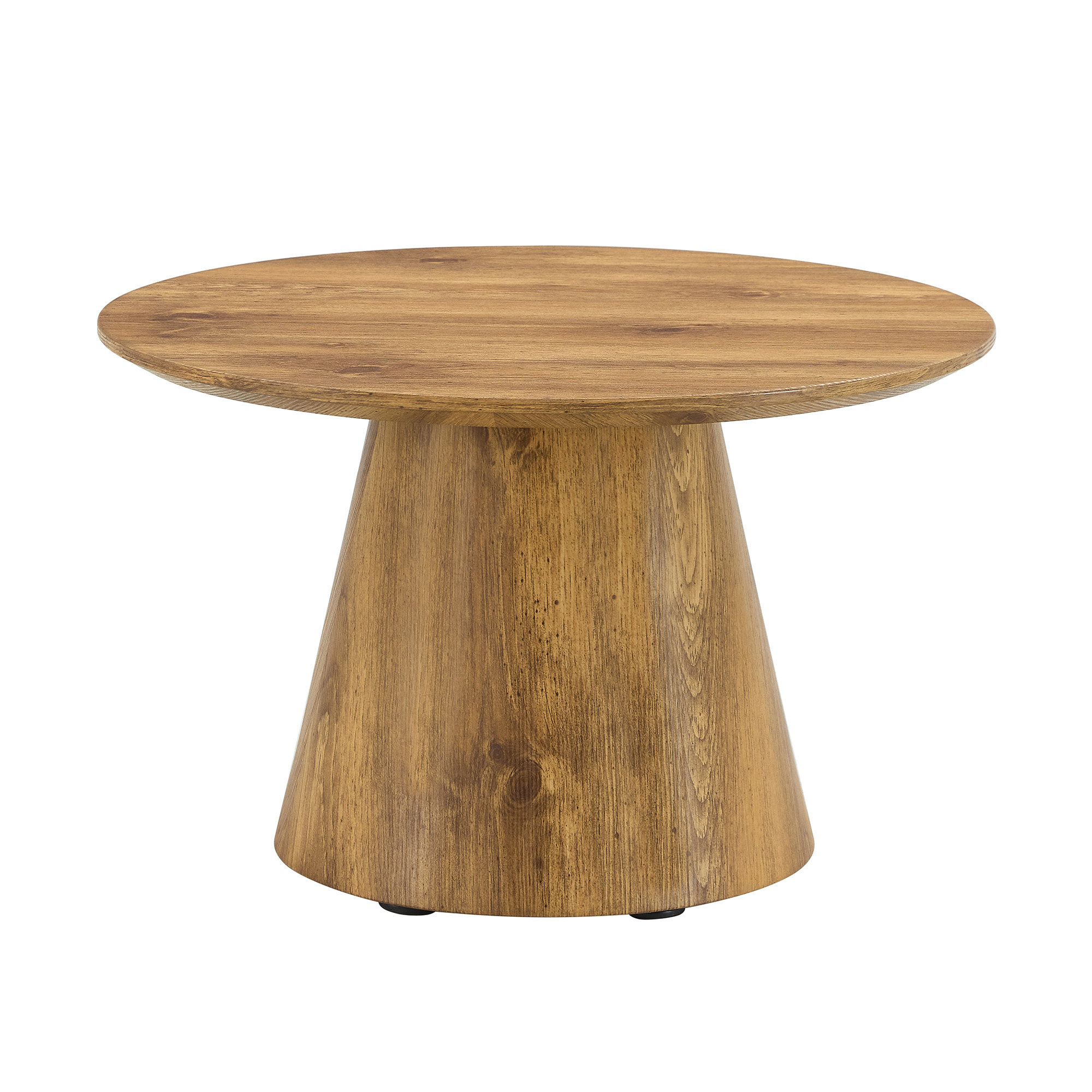 Table basse effet bois ronde scandinave, CONEA, MEUBLES COSY