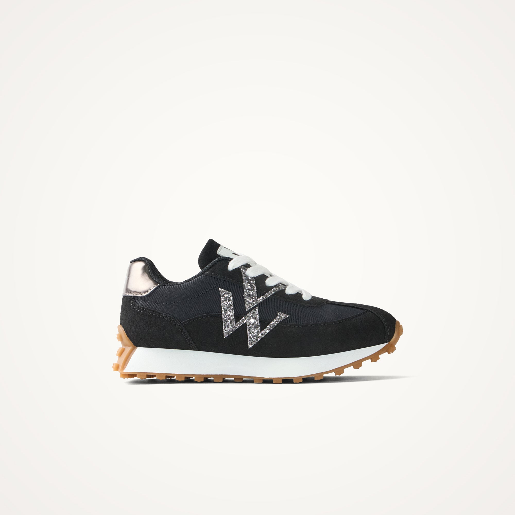 Baskets monogramme à lacets avec semelle running Mini FLOW Initials, VANESSA WU