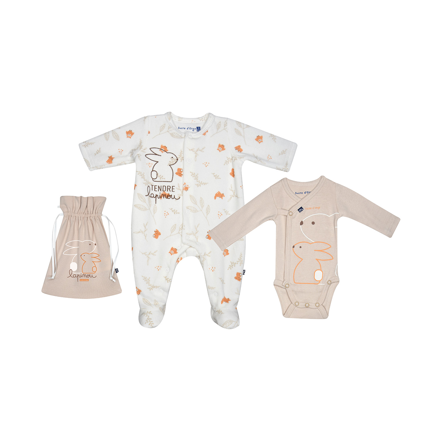 Set naissance marcius maille naissance, SUCRE D'ORGE