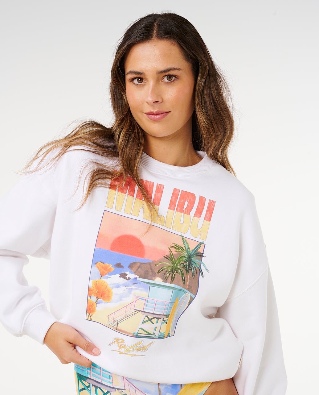 Sweat Hayley O Over Size Drop Shoulder, RIP CURL