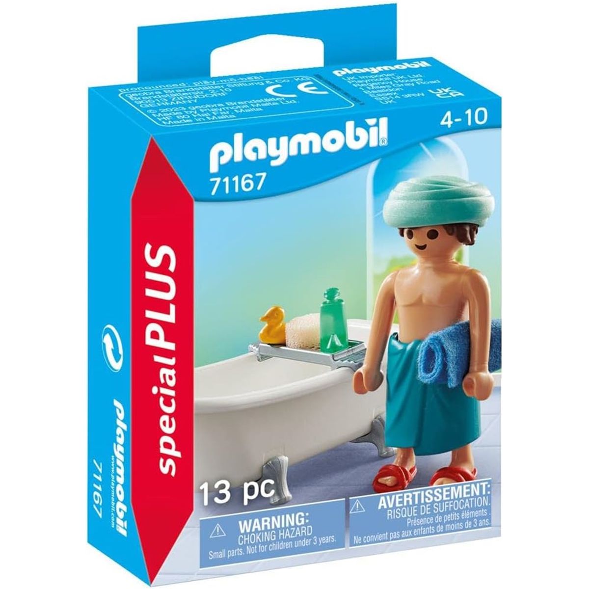 Playmobil 71167 homme et baignoire- - la maison moderne - city life scène  de la vie quotidienne Playmobil