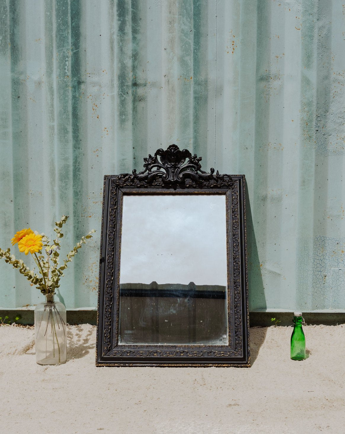 Miroir noir Georges N°1189 - Bon état, DEBONGOUT