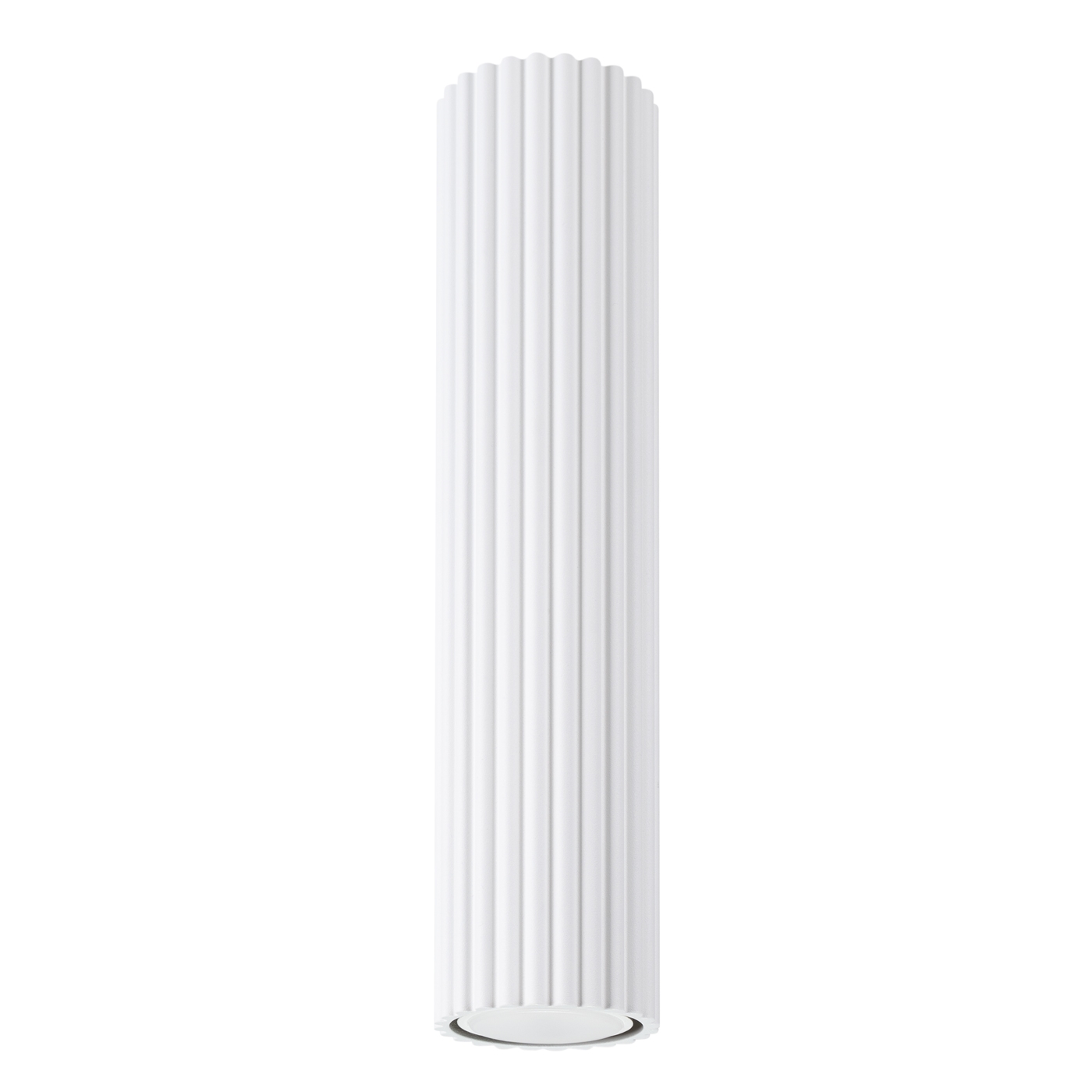 Plafonnier Aluminium Blanc GU10 1 Karbon 30, EDEN