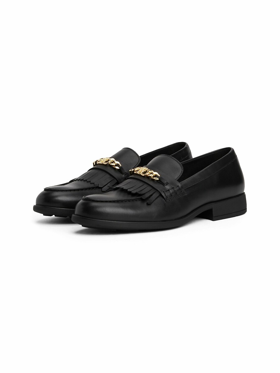 Tommy Hilfiger Mocasines de piel con flecos — foto 4