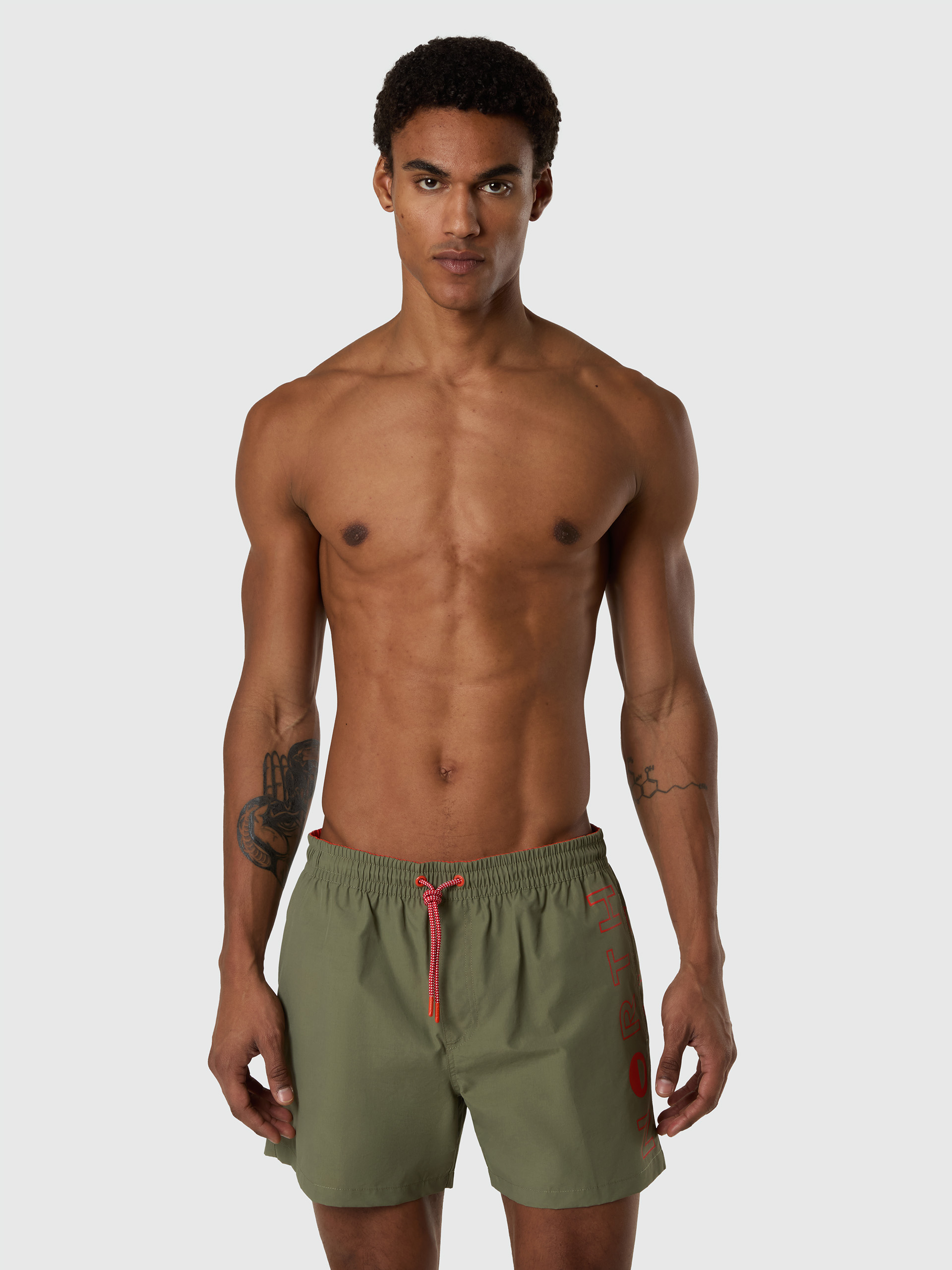 Short de bain avec imprimé vertical, NORTH SAILS