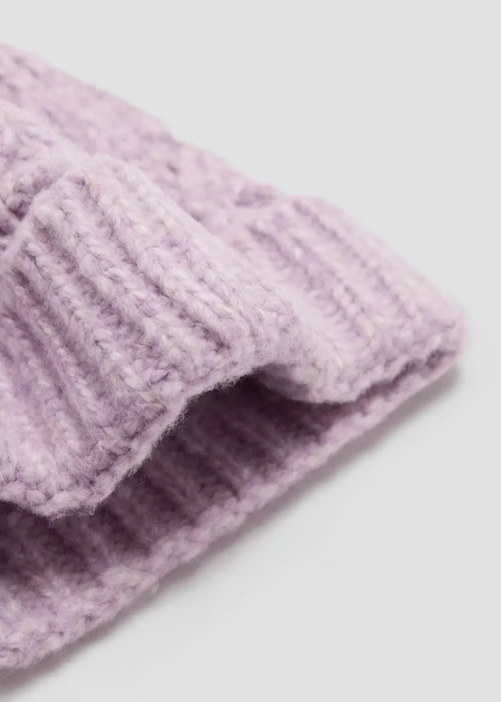 Bonnet maille torsadée pompon, MANGO BABY