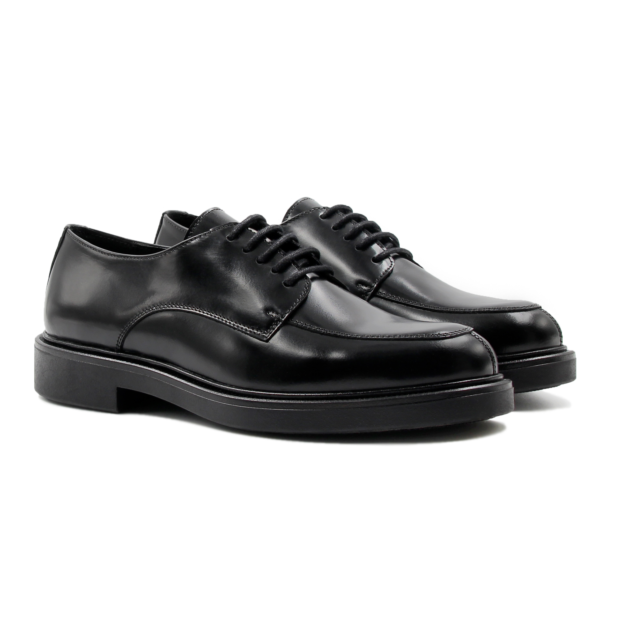 Derbies cuir brillant, JULES & JENN