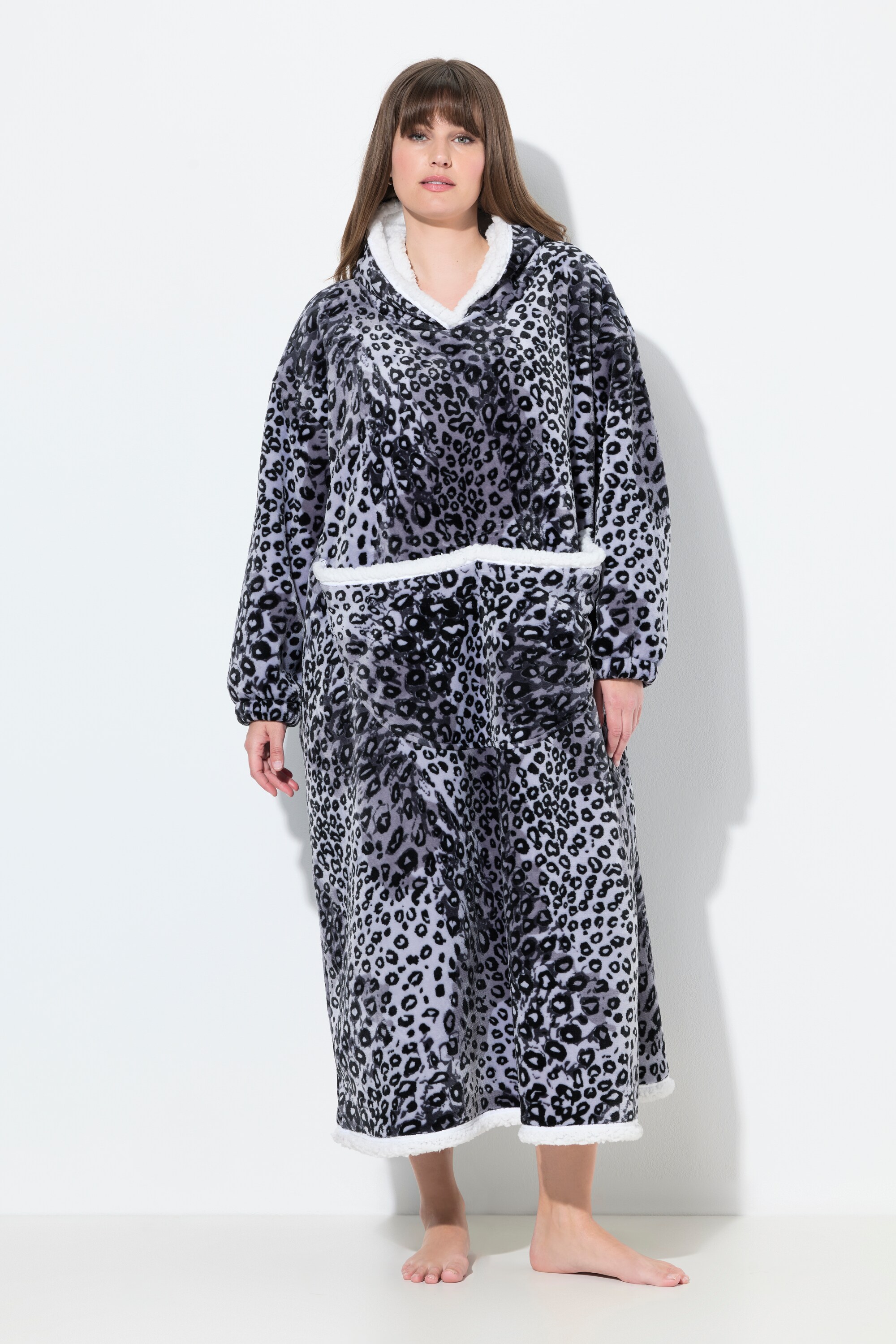 Poncho d'intérieur à capuche et, ULLA POPKEN