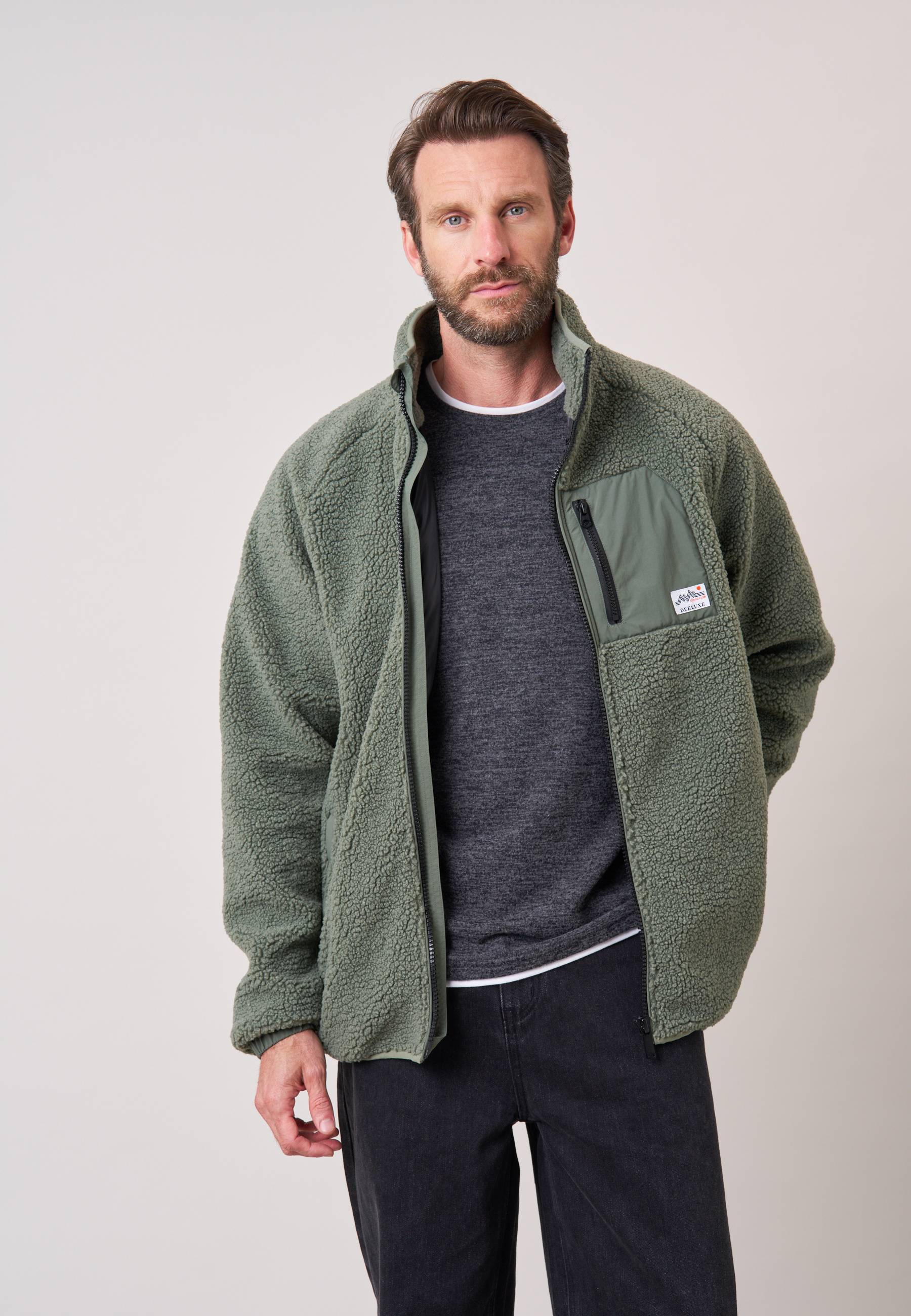 Veste regular homme effet sherpa HAZE, DEELUXE