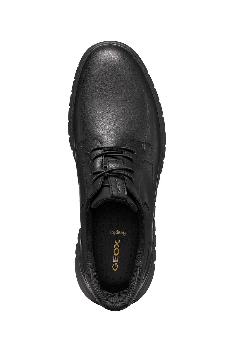 GEOX Zapatos tipo derby de piel FLEXTRIDE PLUS, FAST-IN — photo 5