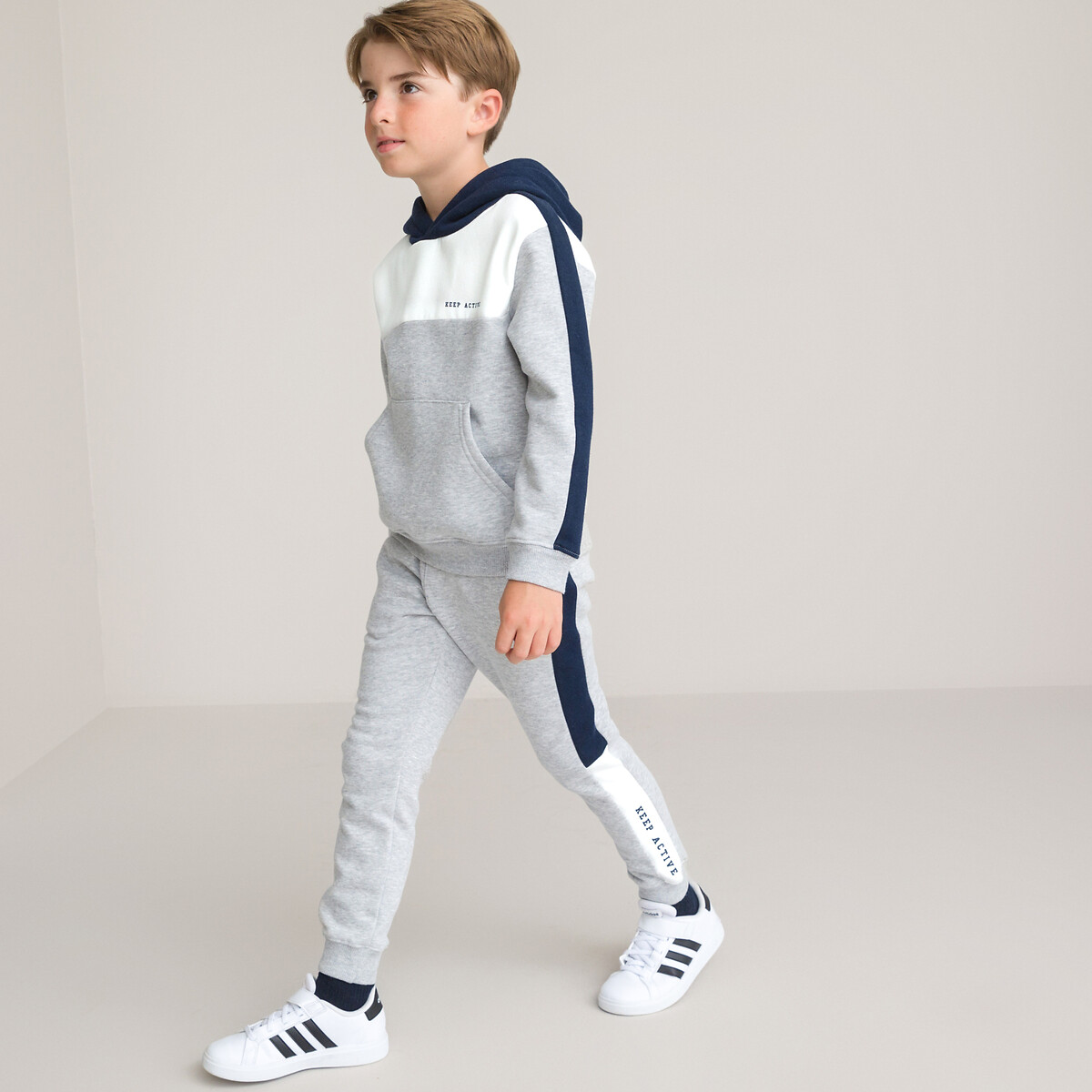 Hoodie/Joggers Outfit in Cotton Mix