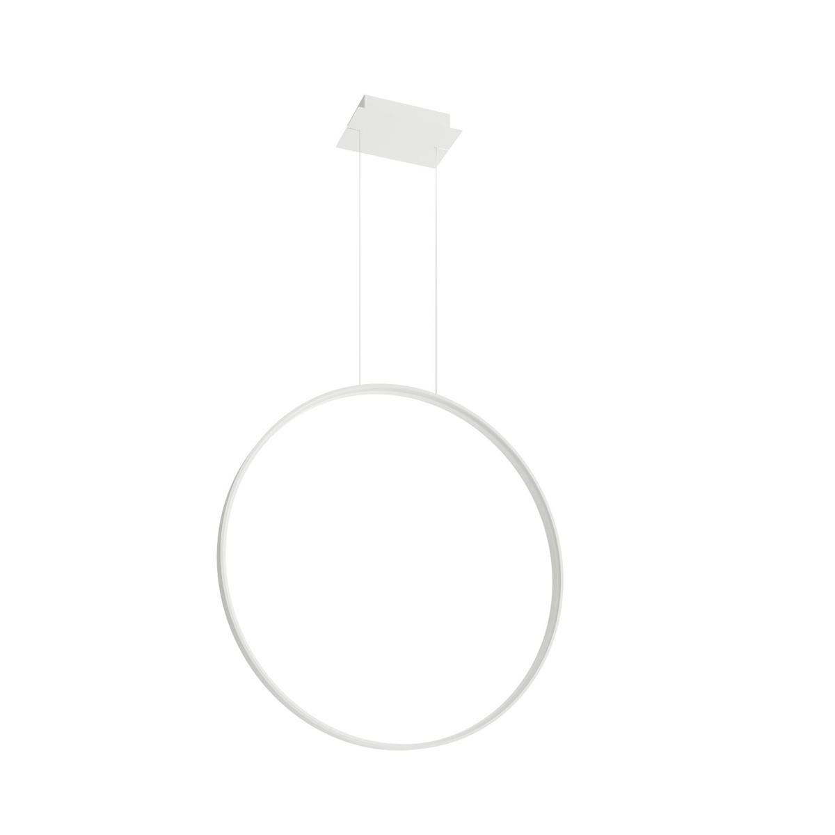 Suspension Aluminium Blanc LED 1 Rio, EDEN