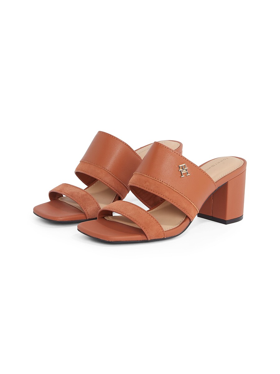 Tommy Hilfiger Mules de tacón de piel — foto 4