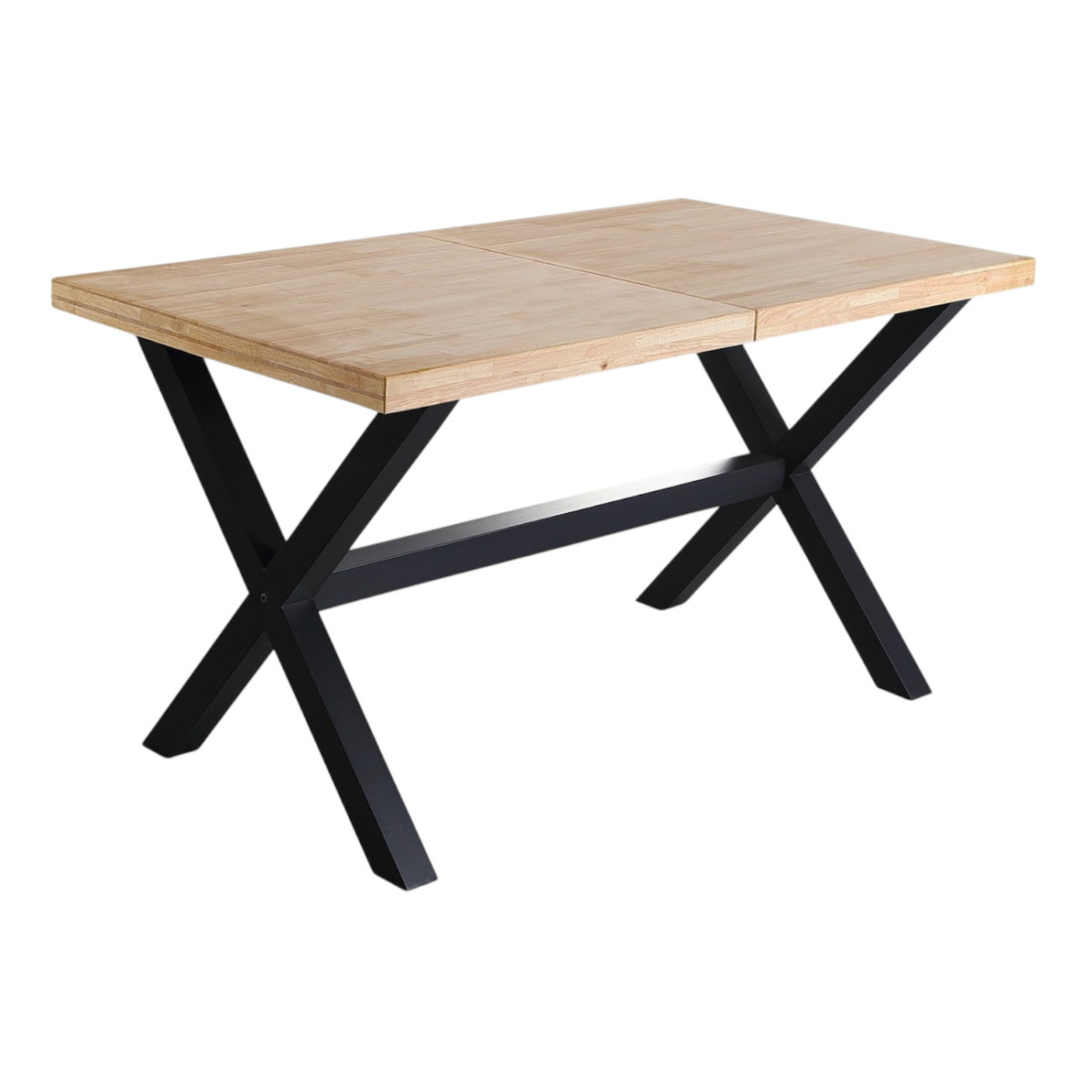Table repas extensible en bois et acier - LOFT, MATHI DESIGN