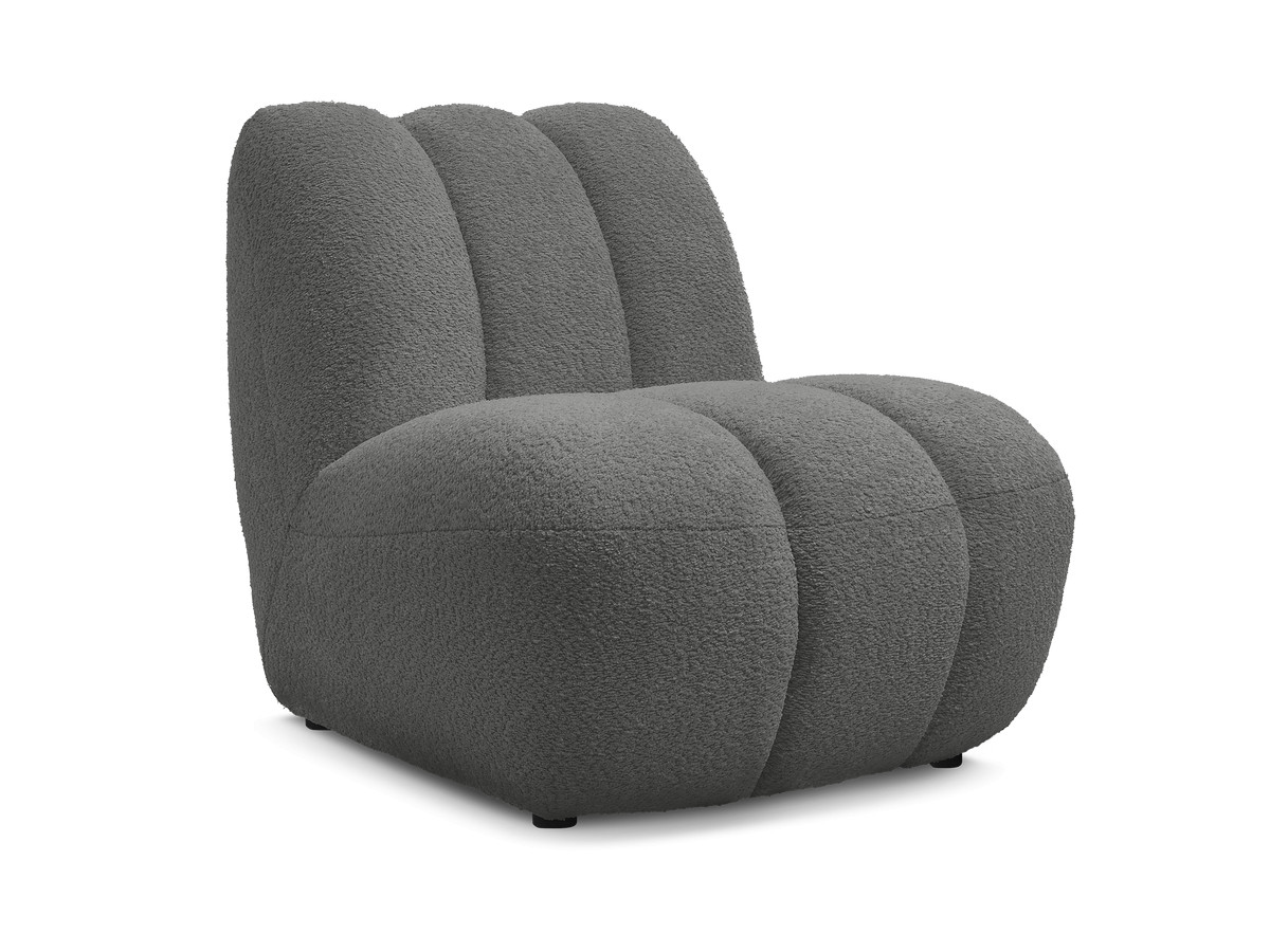 Fauteuil tissu bouclette, JANISSAIRE, BOBOCHIC