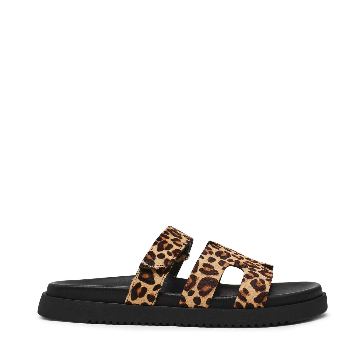 Missile Leather Flat Mules, STEVE MADDEN