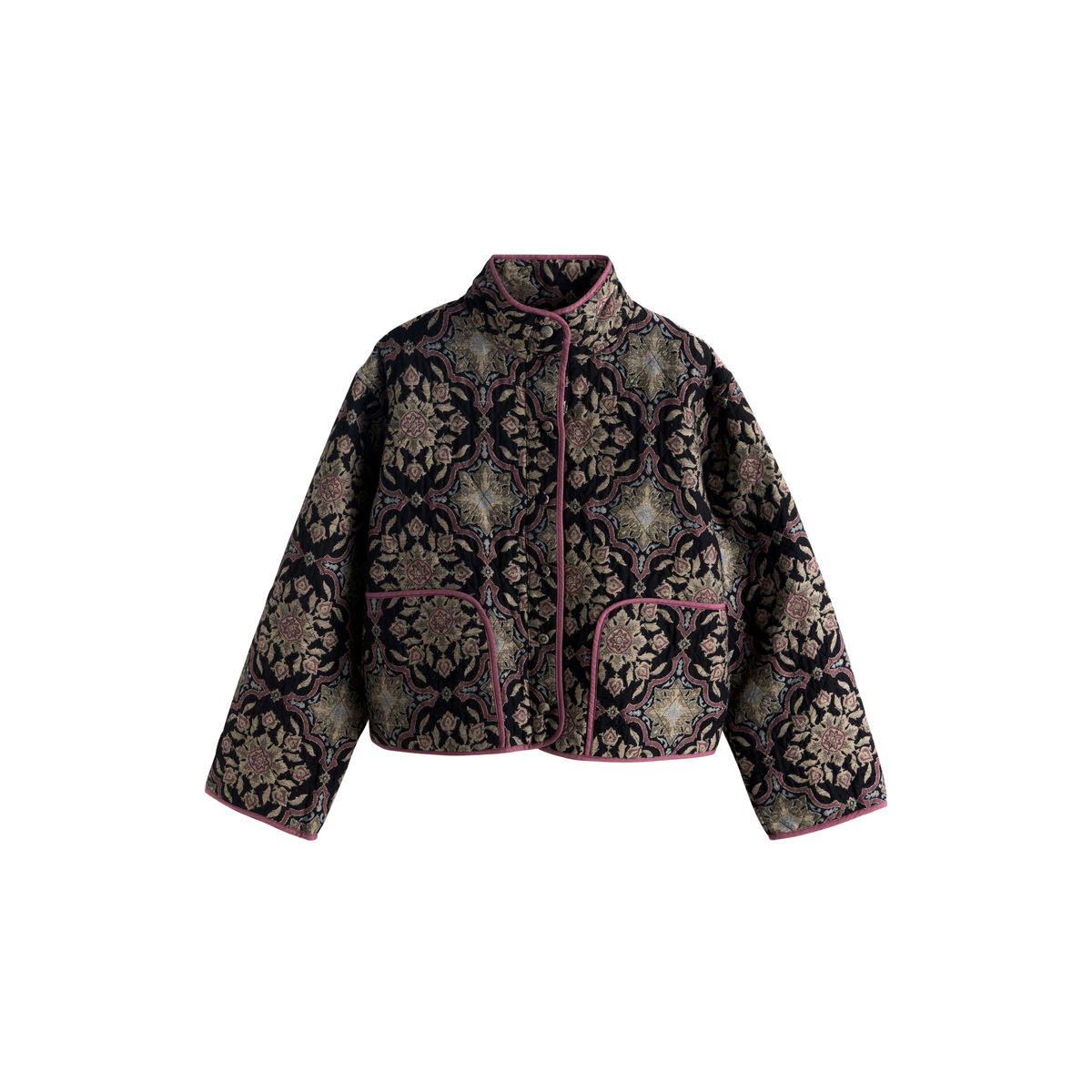 Veste matelassée à col cheminée, NEXT