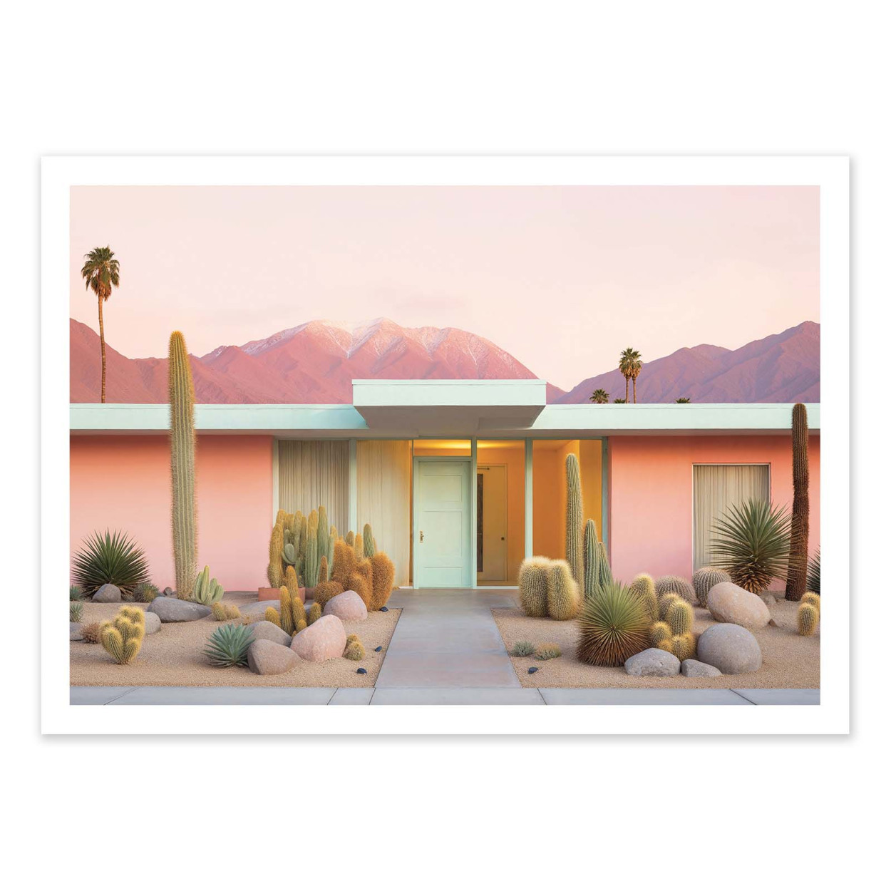 Affiche d'art - Palm Springs Moods - Philippe Hugonnard, WALL EDITIONS