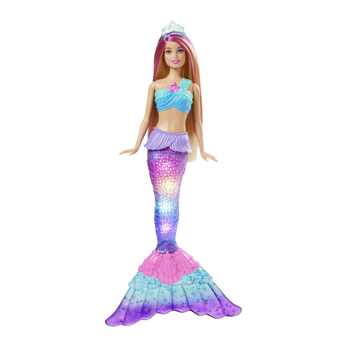 Barbie - barbie transformation princesse sirène - poupée mannequin - dès 3  ans multicolore Barbie