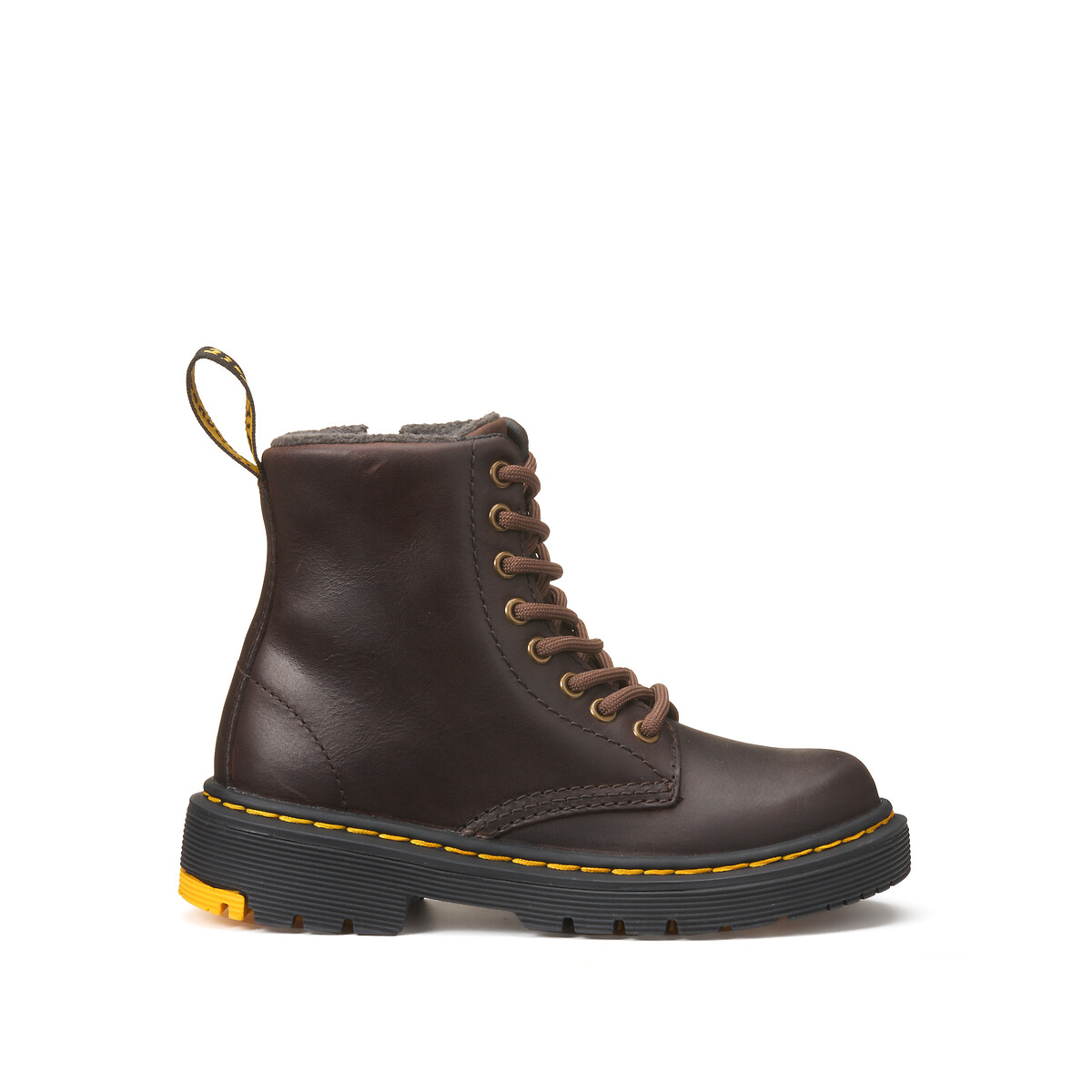 Image of Kids 1460 J Wintergrip Ankle Boots in Leather