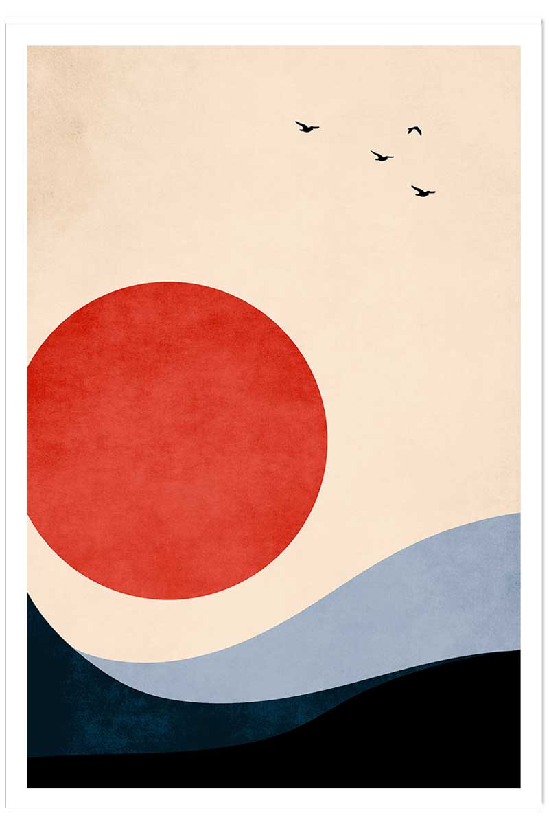 Affiche ""Memoire de vagues"", HEXOA