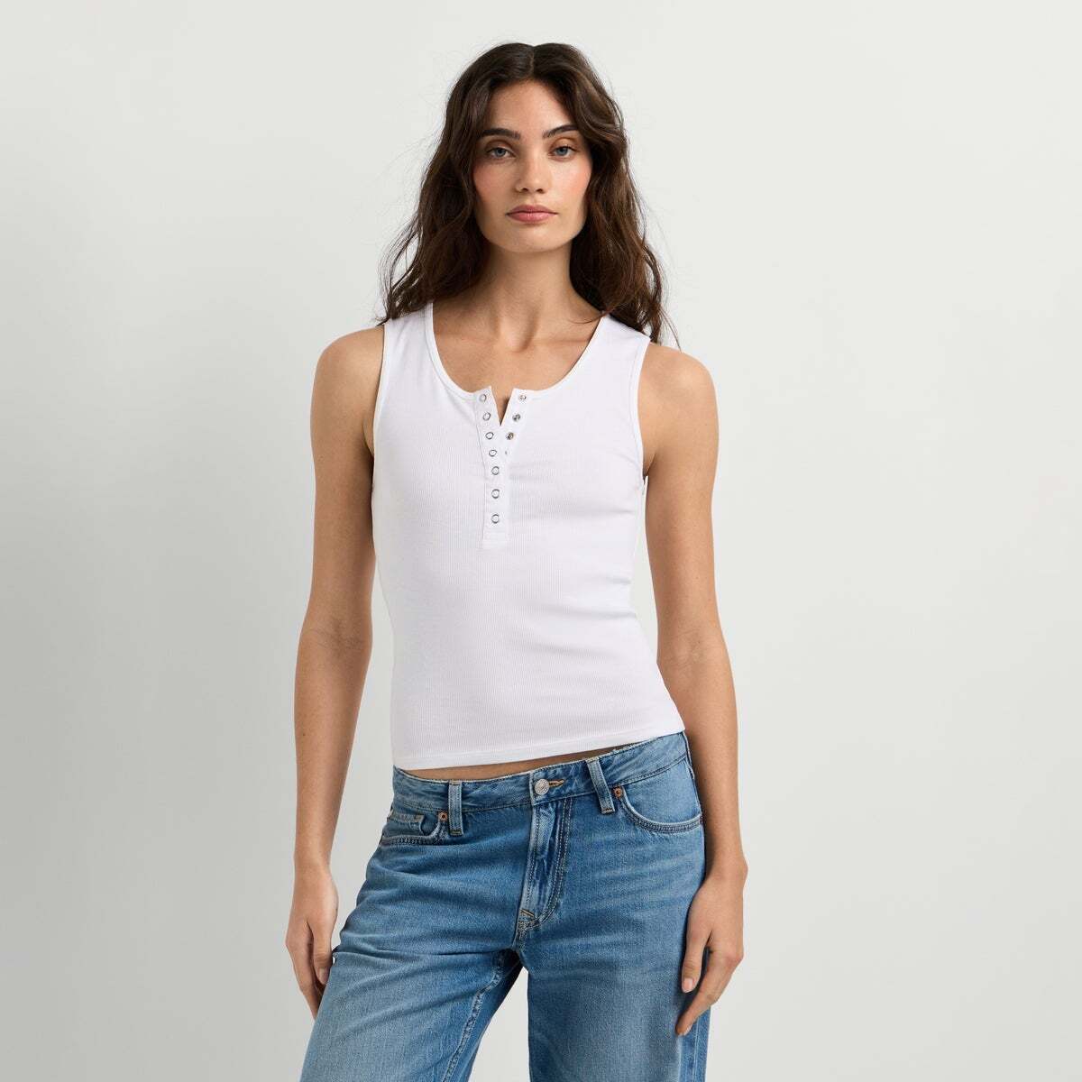 Top Côtelé Sans Manches, PEPE JEANS