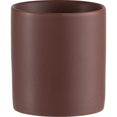 Cache-pot en céramique - brun rhassoul D7xH7,5cm céramique, MARTIN ALINEA