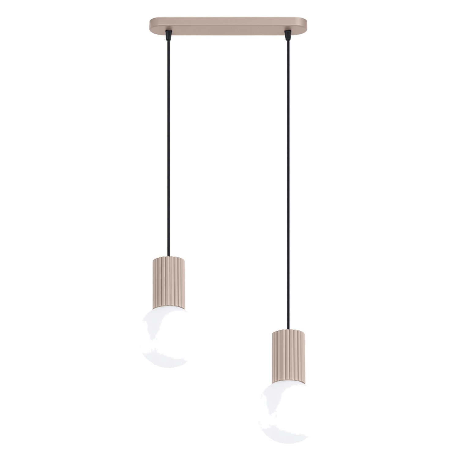 Suspension Aluminium Taupe G9 2 Halo, EDEN