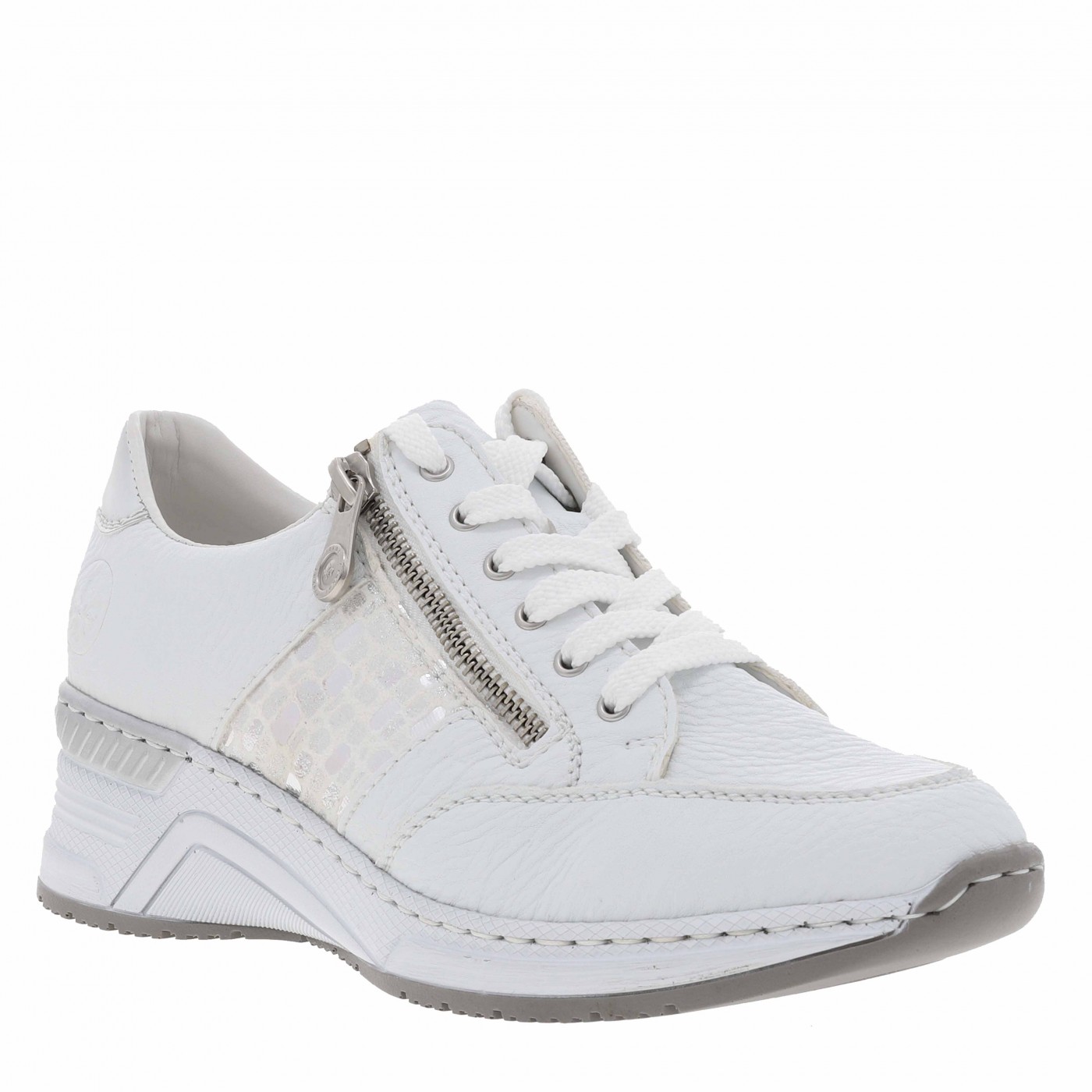 Baskets basses cuir, RIEKER
