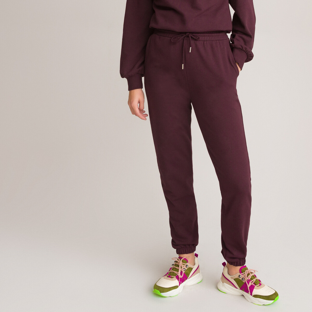 Burgundy trousers womens | La Redoute