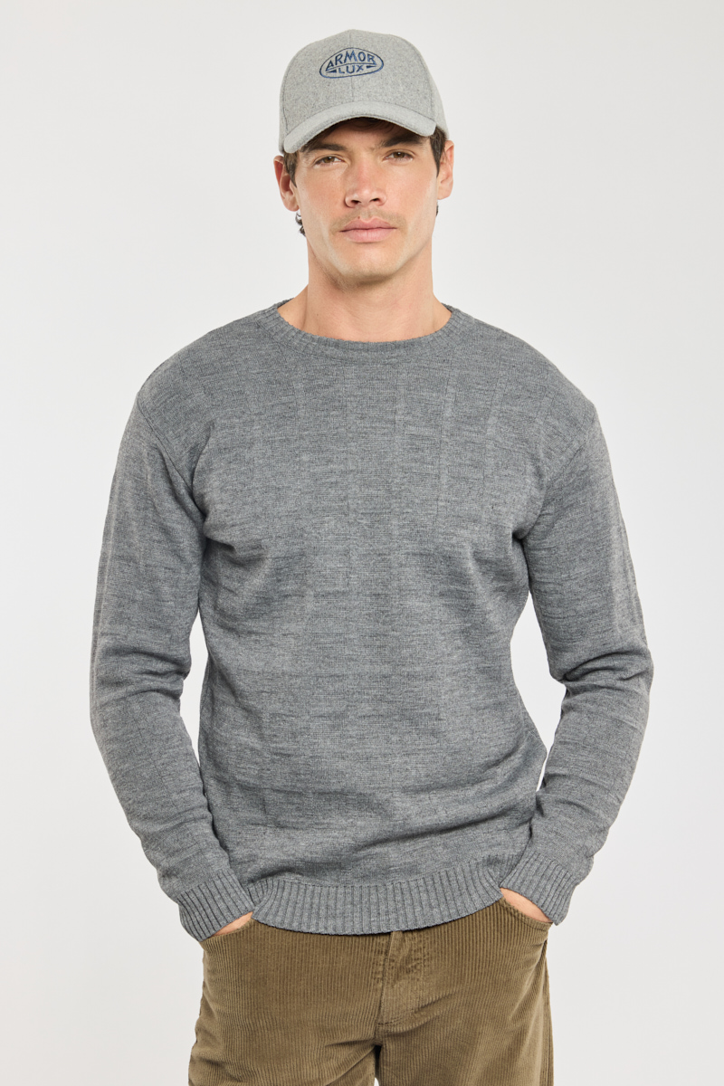Pull col rond Bérac - laine, GUY DE BERAC