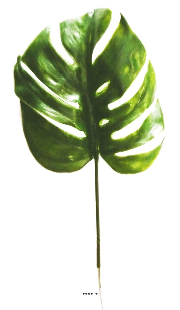 Feuille de Philodendron x12 H39cm Plastique p, ARTIFICIELLES