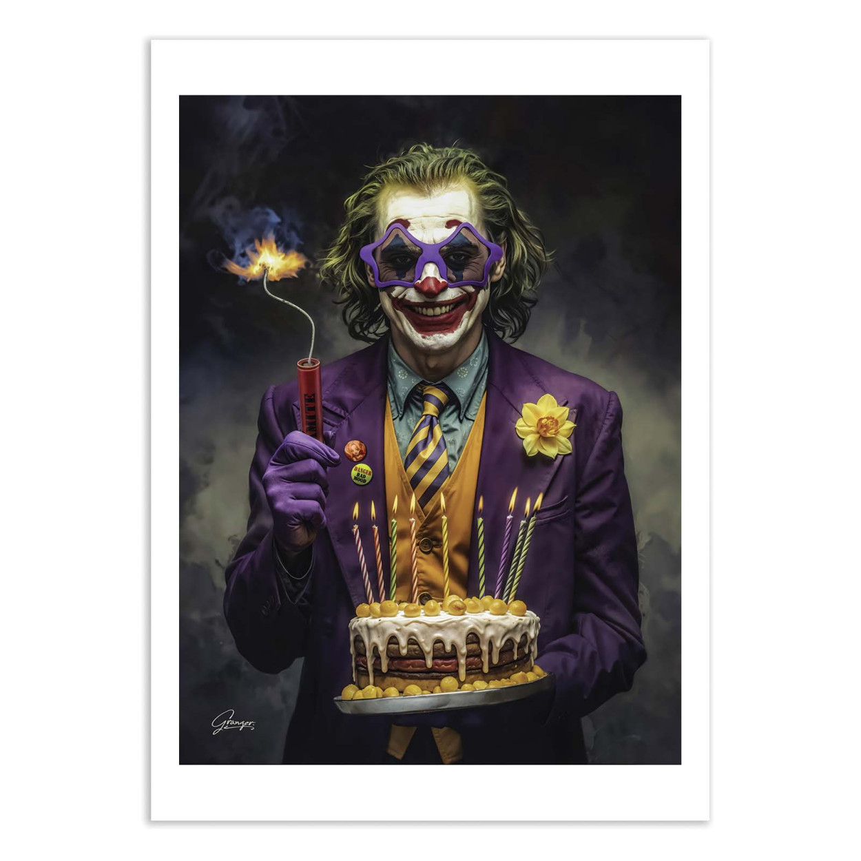 Affiche d'art - Happy birthday to me - Alexandre Granger, WALL EDITIONS