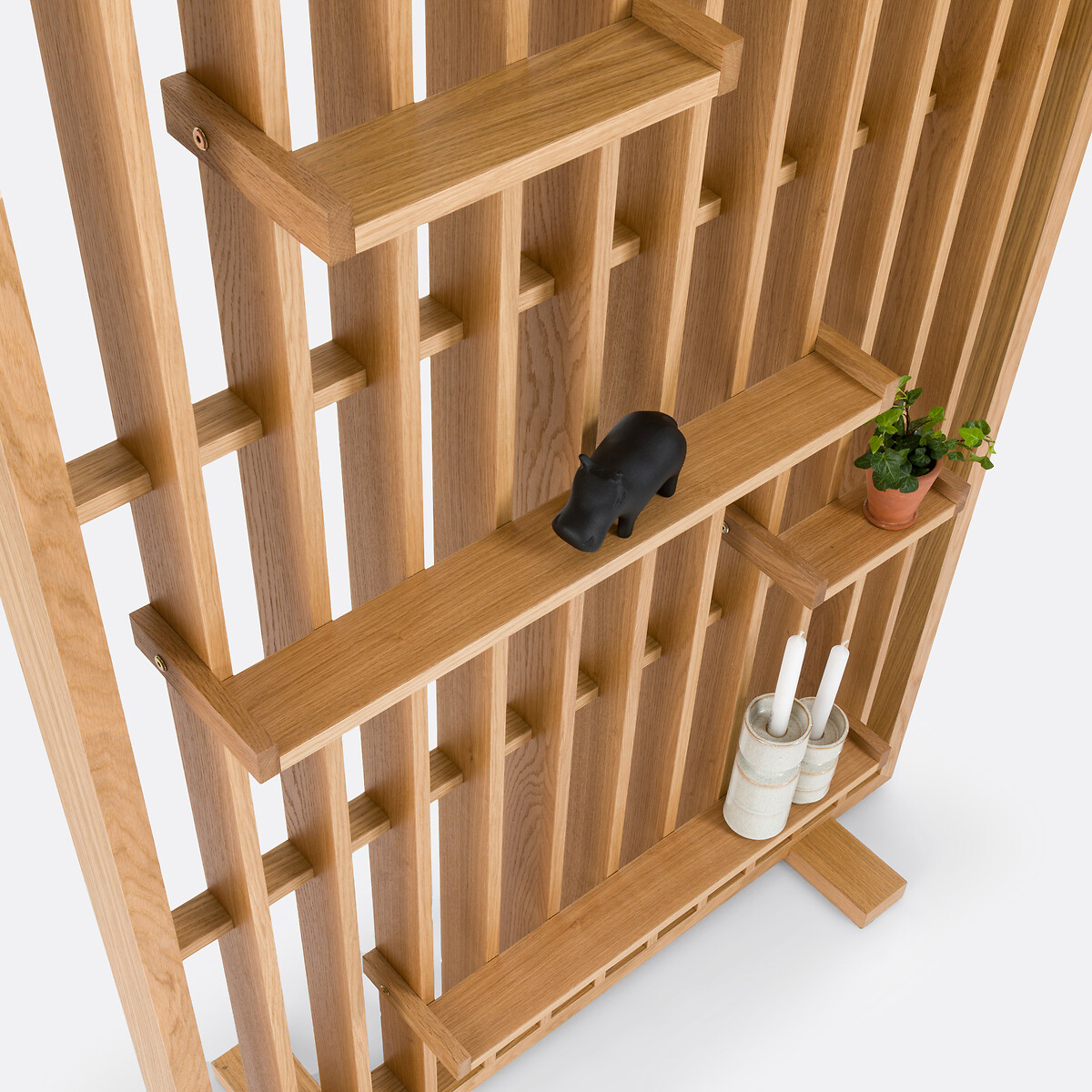 Mineva Oak Veneer Divider Screen | Stylish Room Partition