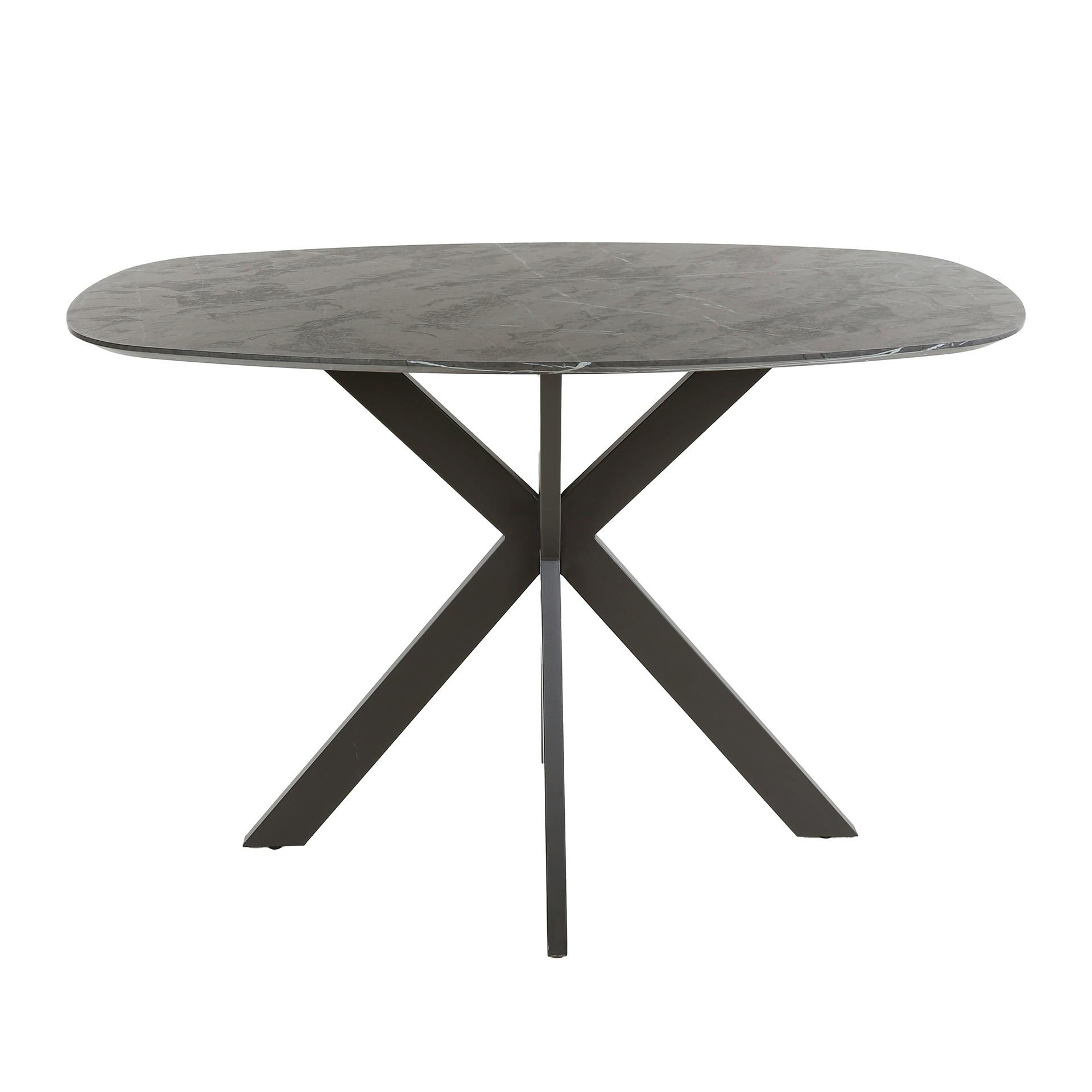 Mange-debout ovale effet onyx 140 cm RALF, PIER IMPORT