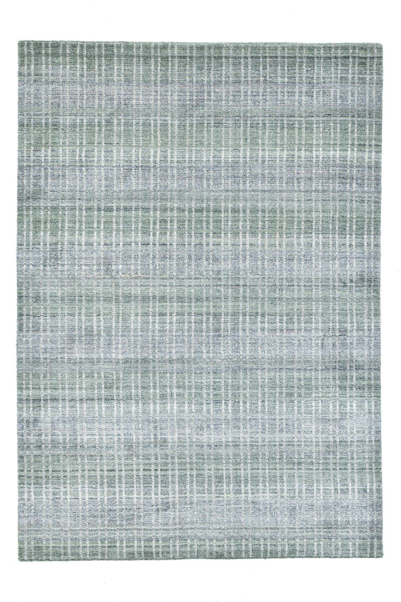 Tapis salon Tiaga fait main, laine et viscose, THEKO