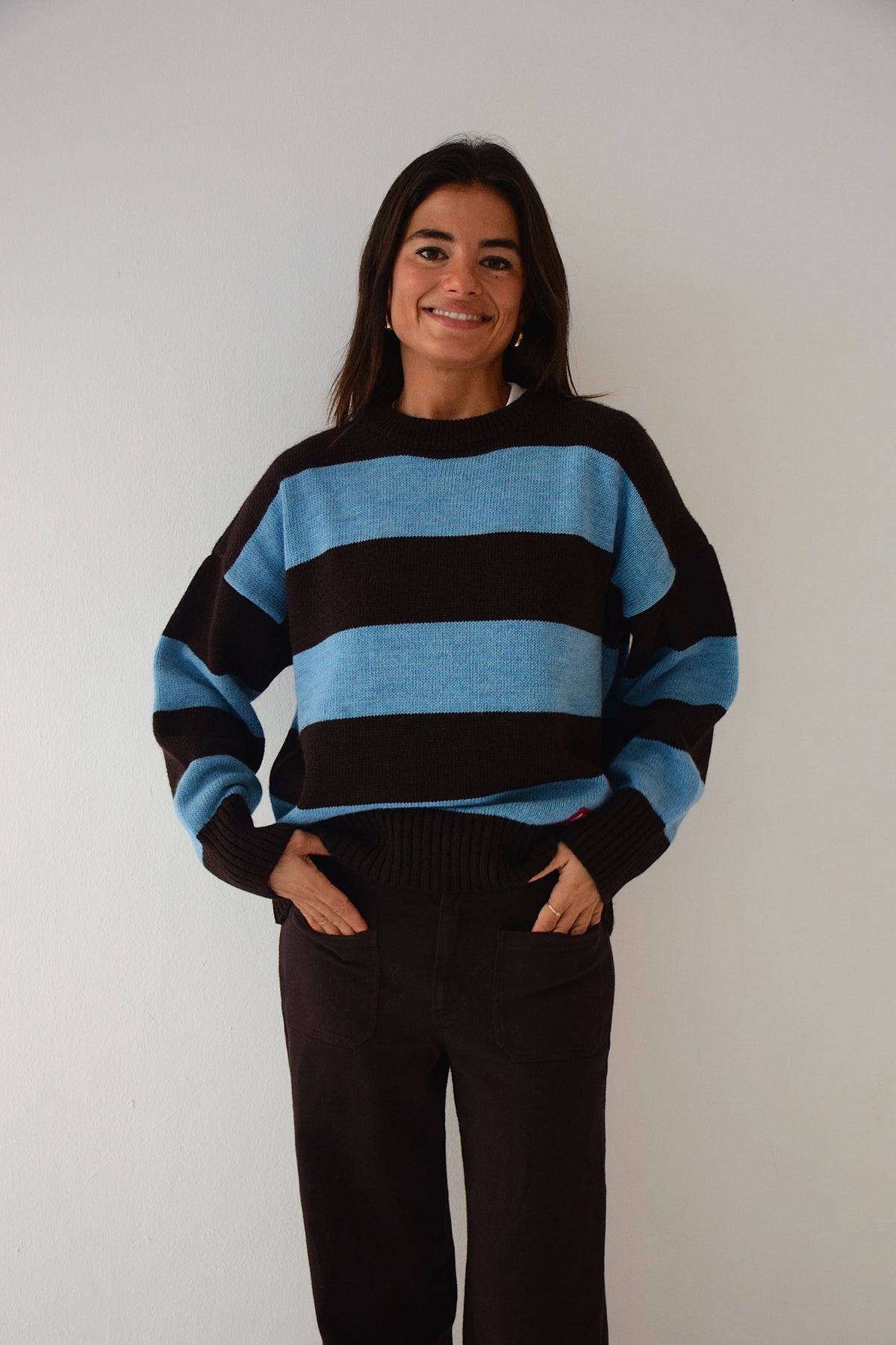 Pull rayé col rond ALEX, MINDTRAVELER