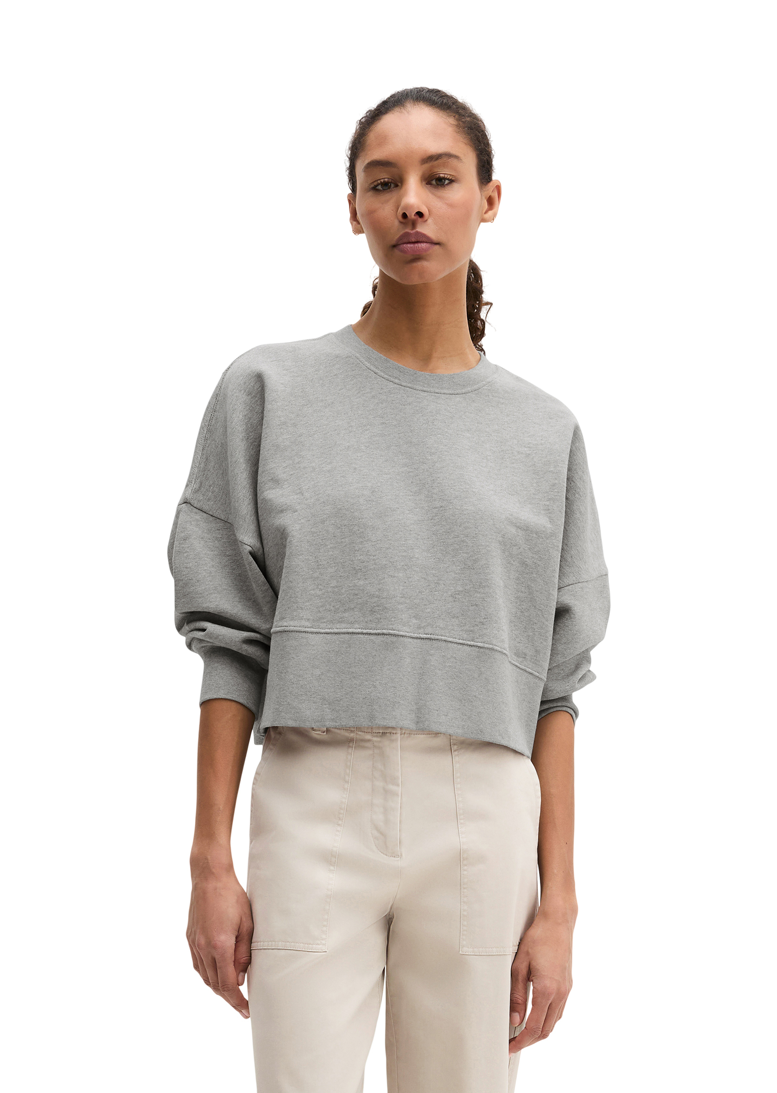 Sweat-shirt relaxed en pur coton bio, MARC O'POLO