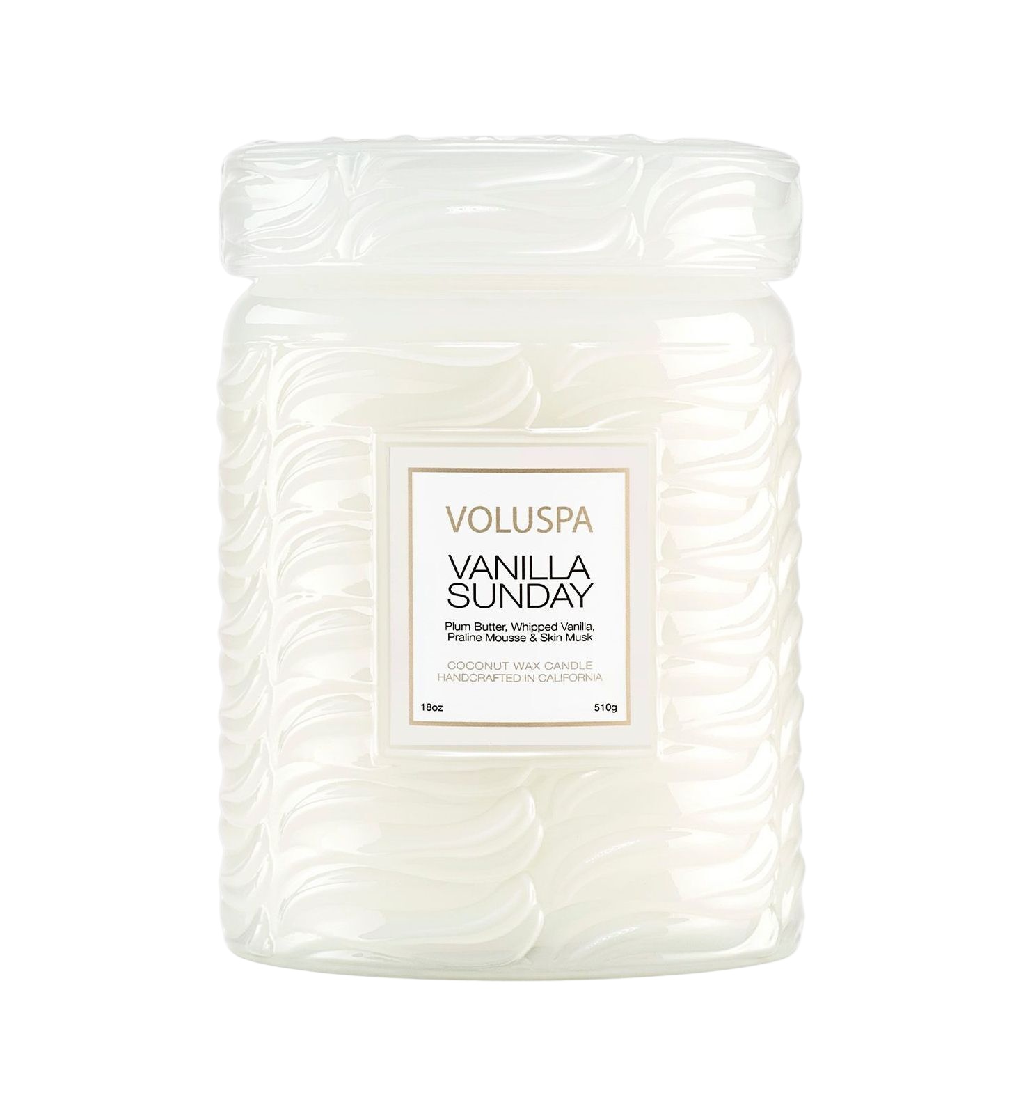 Vanilla sunday - bougie parfumée - grand modèle, VOLUSPA