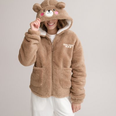 Teddy Bear Lounge Jacket with Hood LA REDOUTE COLLECTIONS