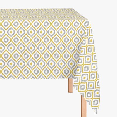 Ethna Rectangular Cotton Tablecloth with Geometric Pattern SO'HOME