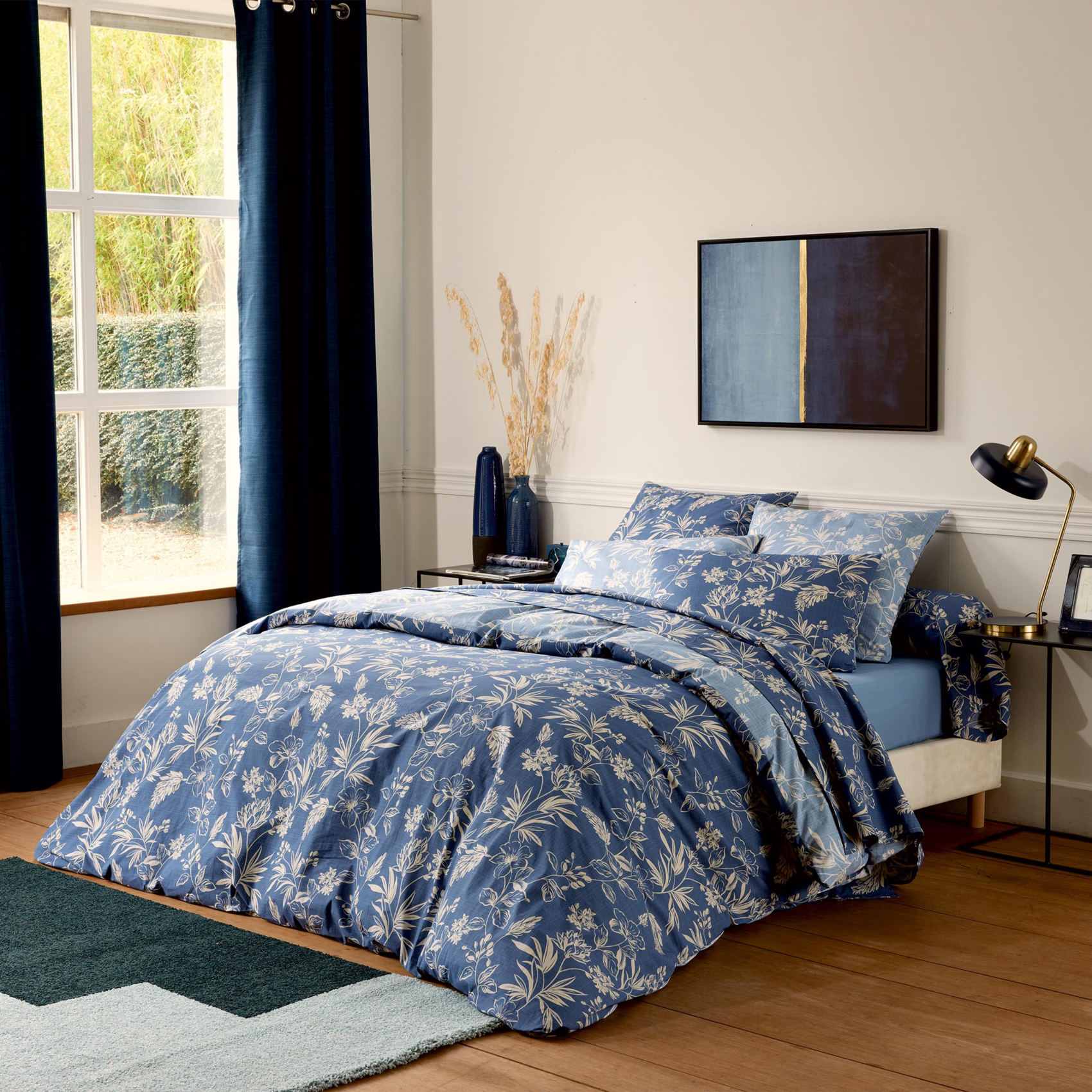 Drap plat percale de coton végétal, TRADILINGE