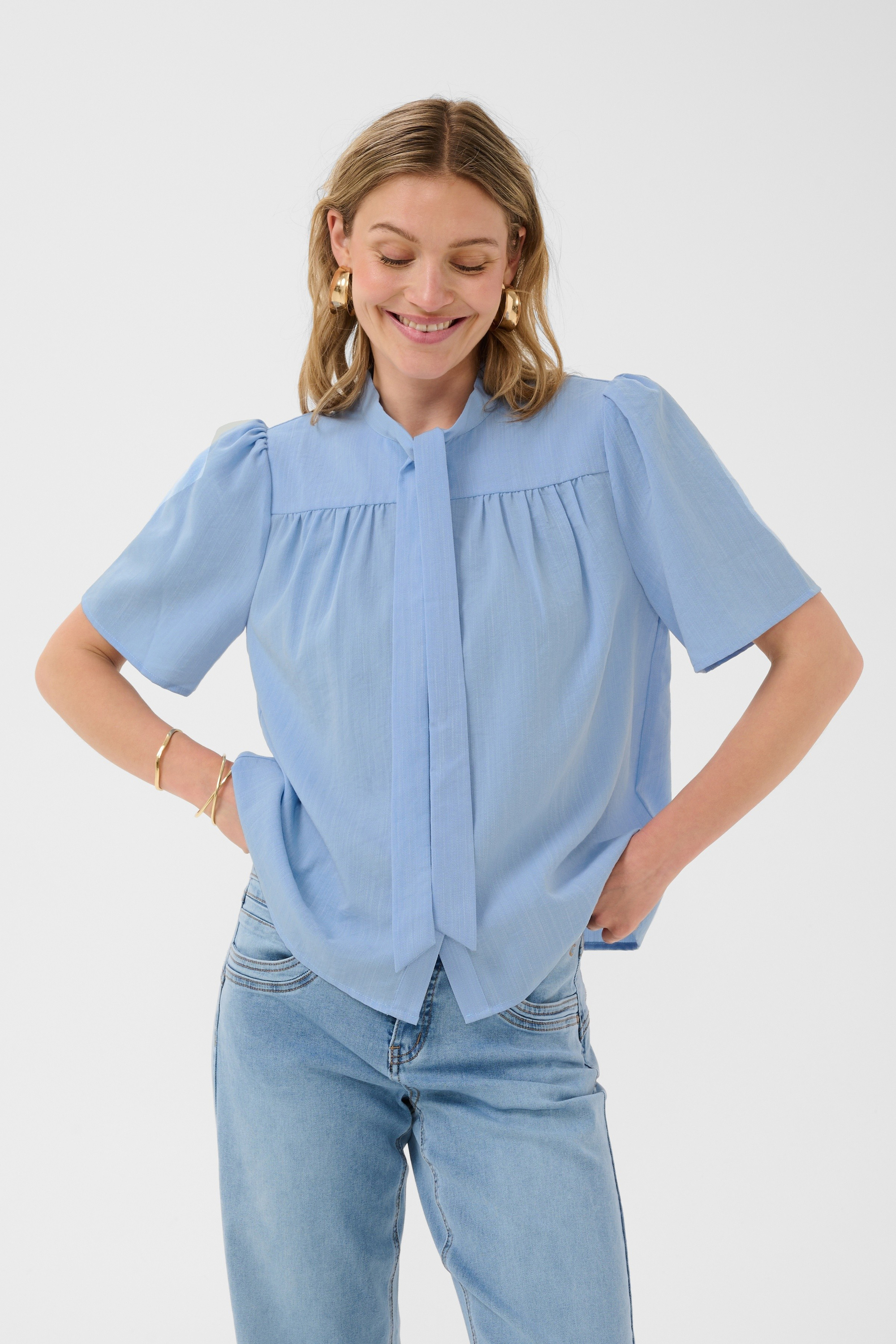 Chemise à manches longues, CREAM